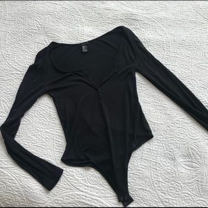 Black thermal body suit